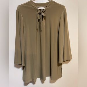 Cato lace up top